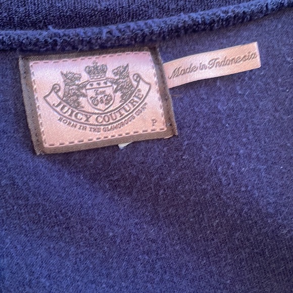 Juicy Couture grommet Terry dress size P, XS - Picture 9 of 11